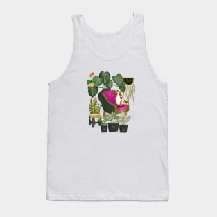 Cat sitting in a cozy chair Tank Top